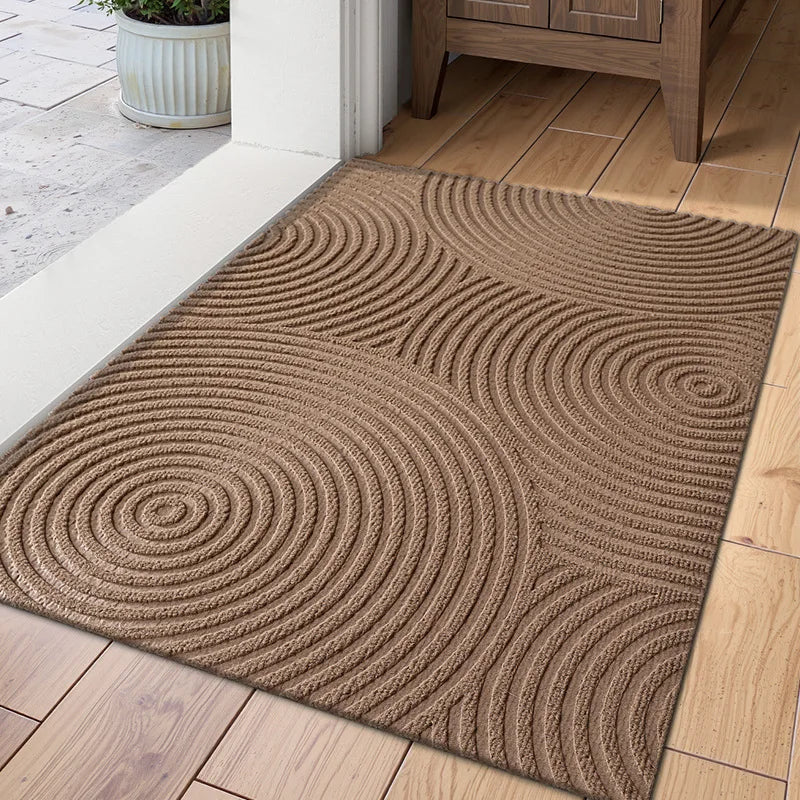 3D Geometrische Eingangsmatte – Rutschfeste Schmutz- & Wasserfangmatte