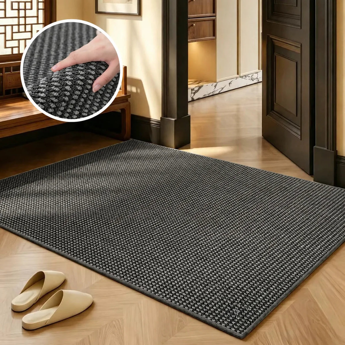 Rutschfeste Eingangsmatte/Fußmatte – Indoor & Outdoor Eingangsteppich