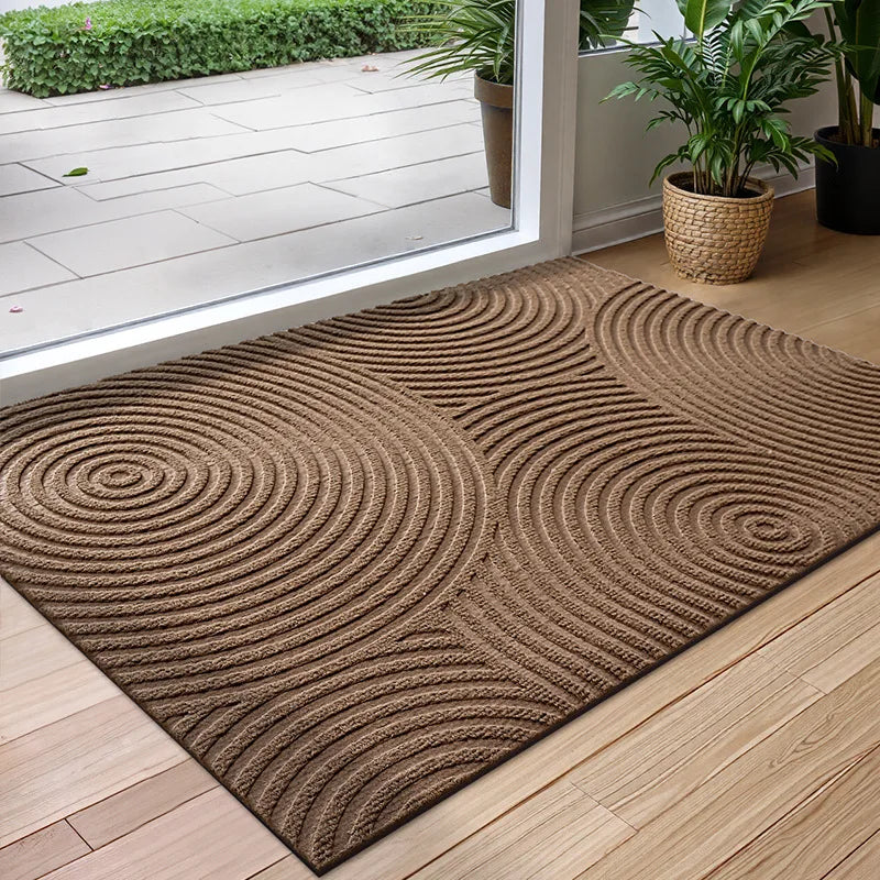 3D Geometrische Eingangsmatte – Rutschfeste Schmutz- & Wasserfangmatte